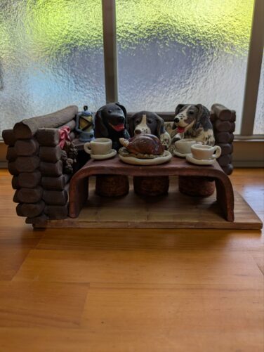 「ログハウスのカフェ」